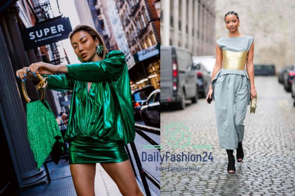 Embrace the Metallics Fashion Trend: Shimmer and Shine for 2024