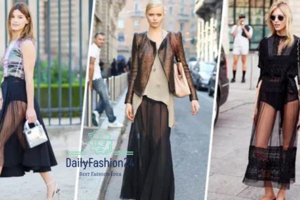 The Transparent Skirt Fashion: Flaunt Your Inner Self And Go For Contemporary Styles